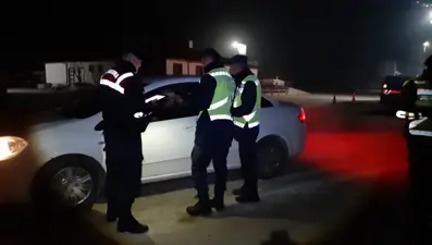 Mudurnu giriş noktalarında denetim: 48 bin 325 lira ceza kesildi