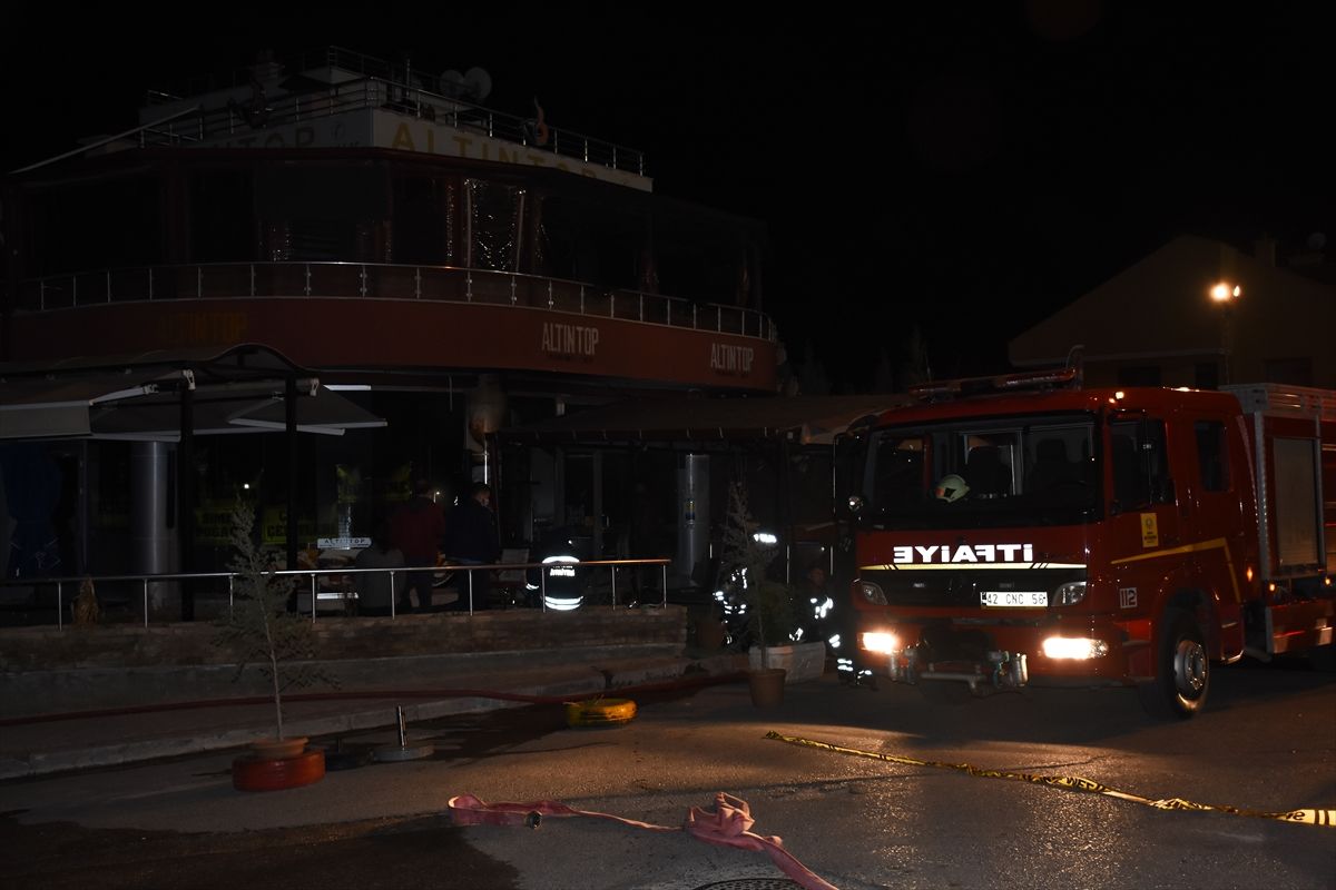 Konya'da lokantada patlama