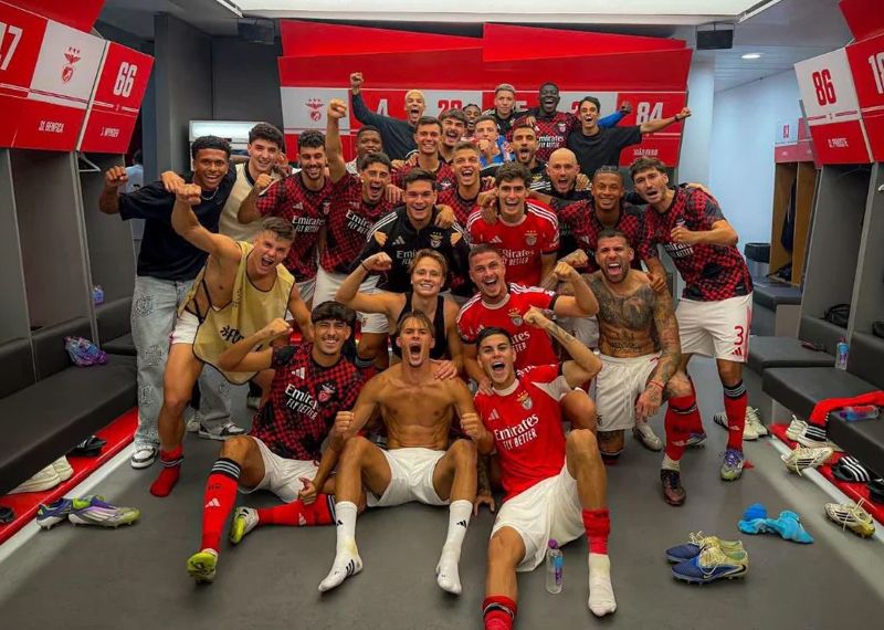 Benfica'nın galibiyet pozunda Kerem Aktürkoğlu ayrıntısı! Gündem oldu, hemen açıklama geldi