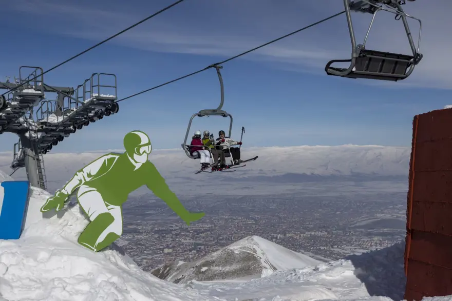 Palandöken'de sezonun uzaması bekleniyor 10