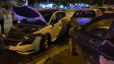 Kartal'da kontrolden çıkan araç dehşet saçtı: 2 yaralı
