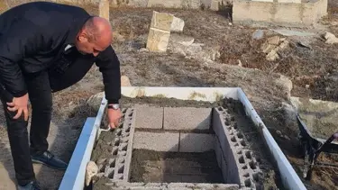 36 yıl sonra şehit sayılan jandarma erin mezarı yapıldı