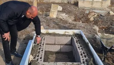 36 yıl sonra şehit sayılan jandarma erin mezarı yapıldı