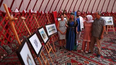 Cumhuriyetin 100. Yılında Anadolu'dan Renkler Sergisi Ankara'da açıldı
