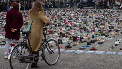 Hollanda'da Gazze'de ölen çocuklar ve gazeteciler anıldı