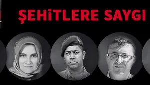15 Temmuz şehitlerine saygı 15 Temmuz şehitlerine saygı