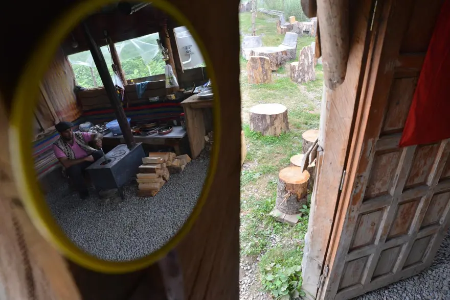 Yaylada "kuzine" başında tatil keyfi 6