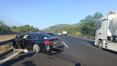 Anadolu Otoyolu'nda kaza: Yaralılar var