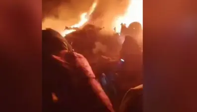 Sudan'da askeri üsten kalkan uçak düştü