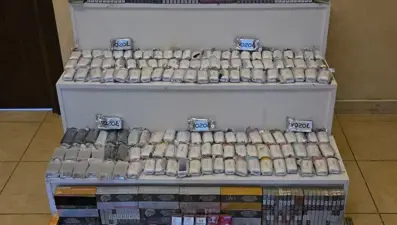 Gümrük kaçağı sigara sigaralar ele geçirildi
