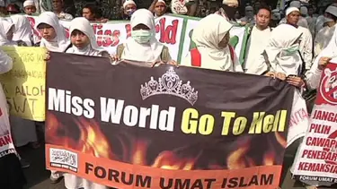 'Miss World cehenneme git'