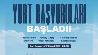 BAŞLADI |  KYK ek yurt başvuruları ne zaman? 2025-2026 GSB KYK ek yurt başvuru tarihleri