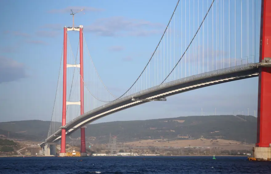 1915 Çanakkale Köprüsü'nde top mermileri için kaideler kurulmaya başlandı 8