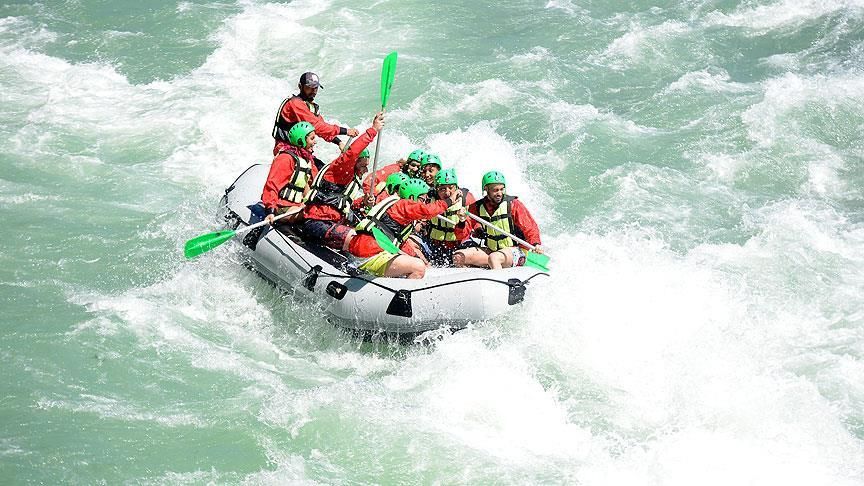 Turizmin başkenti Antalya'da rafting heyecanı