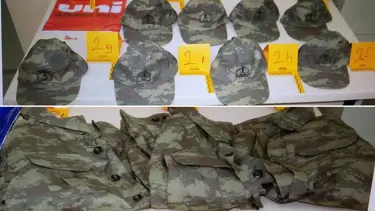 PKK operasyonunda askeri üniforma ele geçirildi