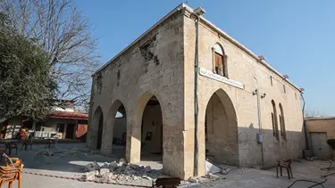 Adıyaman'daki Süryani Kilisesi de ağır hasar aldı