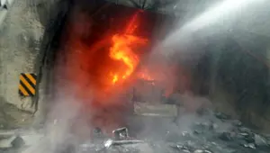 Bolu'da tiner yüklü TIR kaza yaptı: 5 ölü