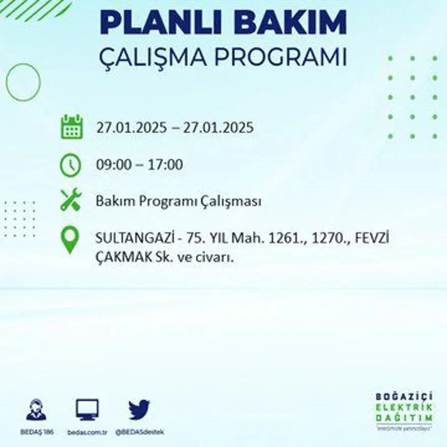 İstanbul'un birçok ilçesinde elektrik kesintisi: Avcılar'da elektrikler ne zaman gelecek? BEDAŞ kesinti programı 41