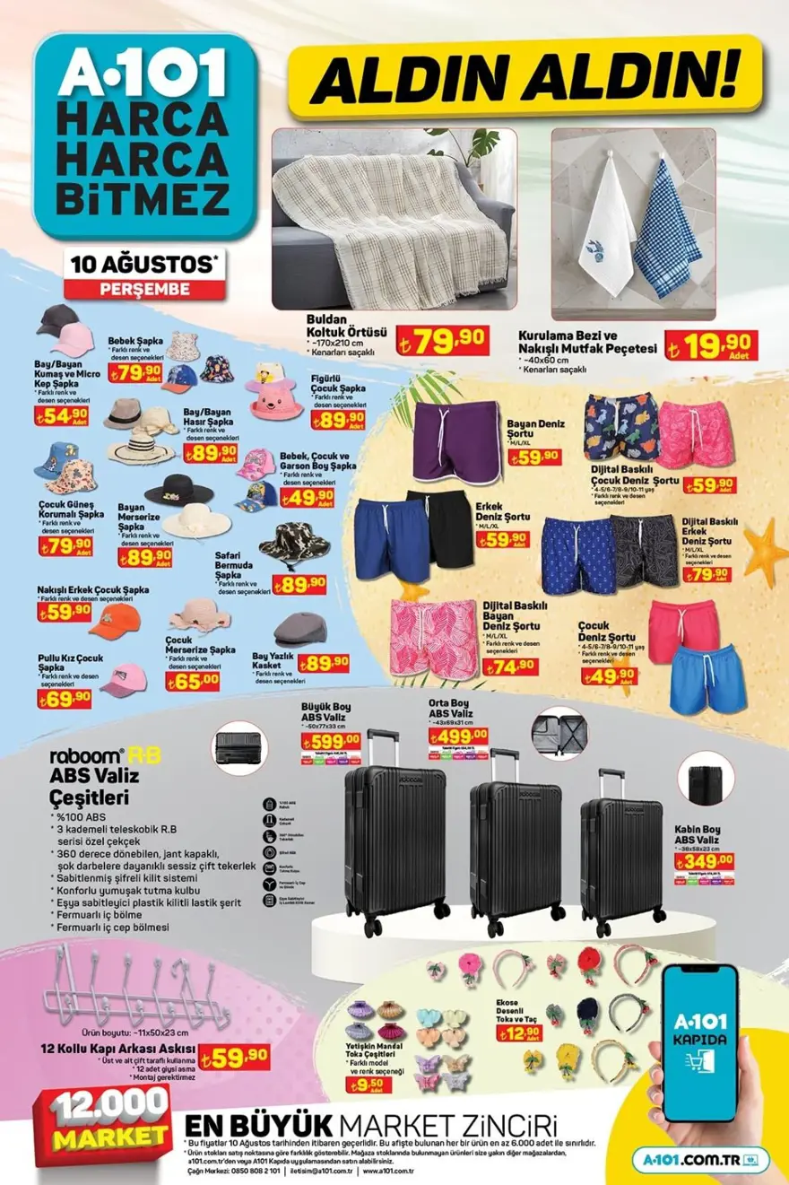 A101 markette bu haftaya özel yeni indirimli ürünler listesi belli oldu (10 Ağustos A101 aktüel ürünler kataloğu) 10