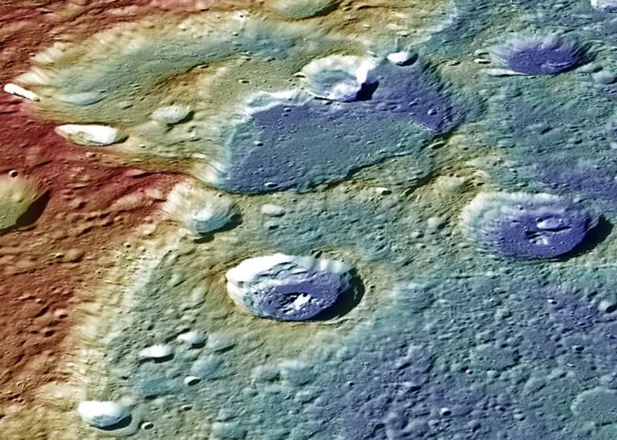 NASA Merkür'ün yeni fotoğrafını paylaştı 5