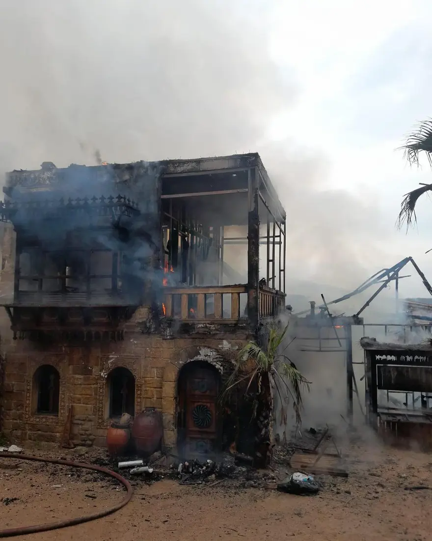 Dizi setinde yangın 3