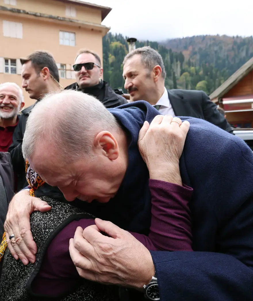 Cumhurbaşkanı Erdoğan'dan Ayder Yaylası'na ziyaret 7