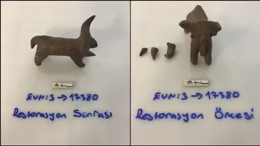 Şanlıurfa Arkeoloji Müzesi'nde depremde hasar gören eserler restore edildi