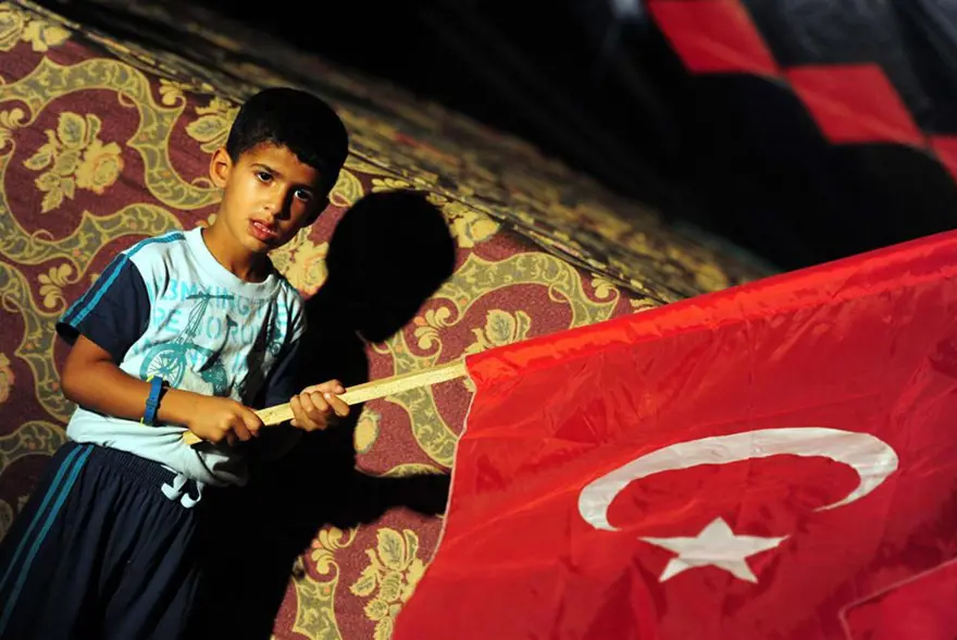 Gazze'den Türkiye'ye teşekkür Gazze'den Türkiye'ye teşekkür