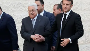 Macron'dan Gazze diplomasisi: Abbas ve Netanyahu ile görüştü
