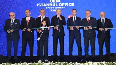 UEFA'nın İstanbul'daki temsilciliğinin açılışı yapıldı