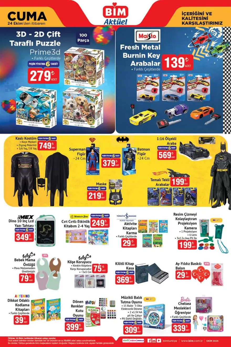 RAFLARDA: BİM 24 Ekim Aktüel Ürün Kataloğu 2025: Elektronik ev ürünleri, spor ekipmanları, ısıtıcı çeşitleri satışta 5