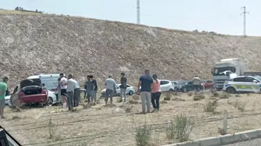 Kayseri'de otomobiller çarpıştı: 7 yaralı