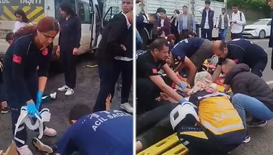 Siverek'te korkutan kaza: Öğrenciler yaralandı