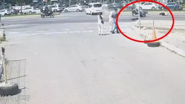 Motosikletli polisler ölümden döndü