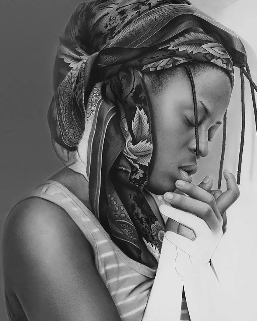 Nijeryalı sanatçının gerçeküstü resimleri 7