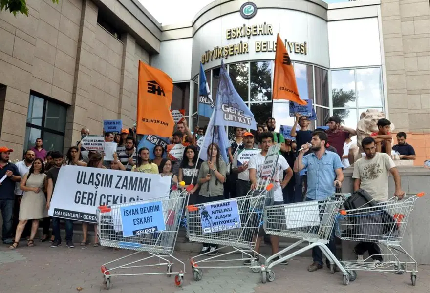 Zamma market arabalı protesto 8