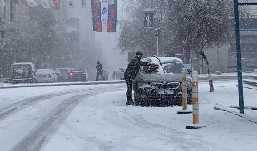 Birçok ilde kar etkili oldu: Yollar kapandı 9