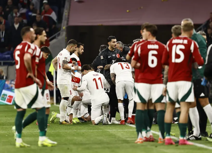 A Milli Takım, Macaristan'ı 3 golle devirdi ve A Ligi'ne yükseldi 5