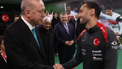 Cumhurbaşkanı Erdoğan'dan Milli Takım'a tebrik