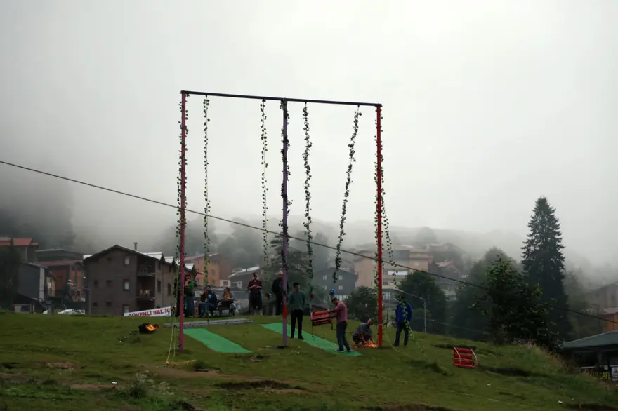 Ayder'de salıncaklar kaldırıldı 4