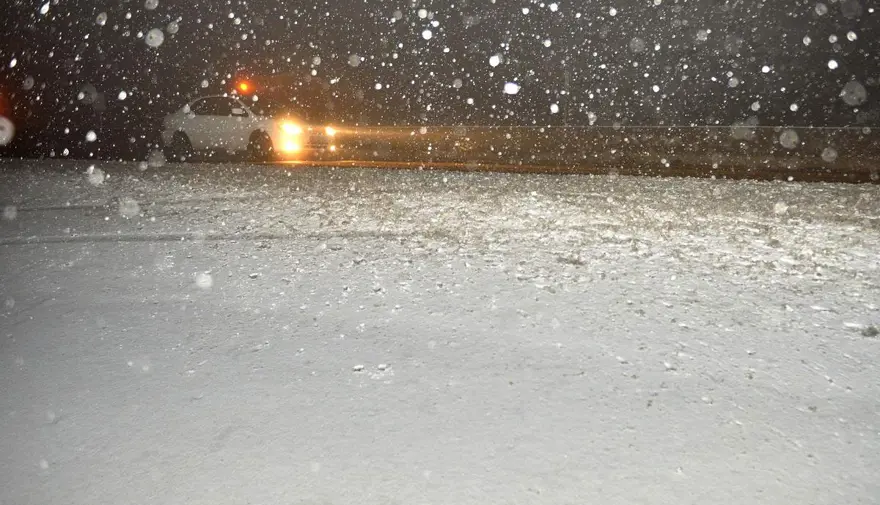 Bolu Dağı'nda kar yağışı 6