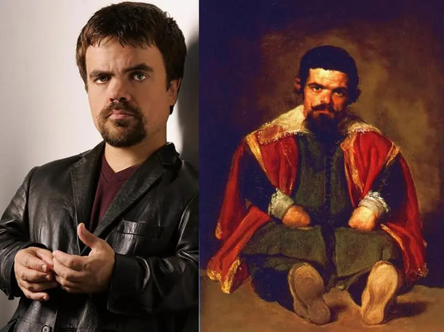 Peter Dinklage ve Diego Velazquez tarafından yapılan 'Sebastian de Morra Portresi' 