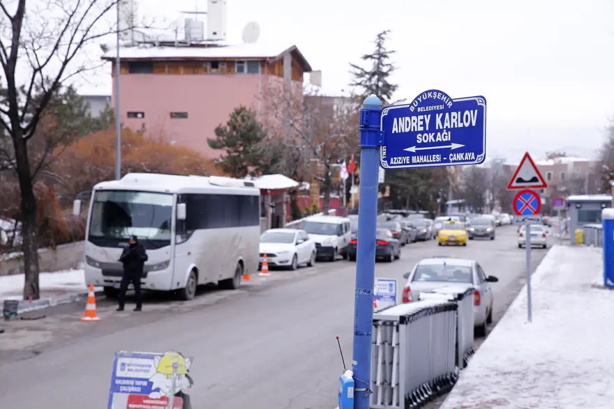 Rus Büyükelçi Karlov'un adı sokağa verildi 6