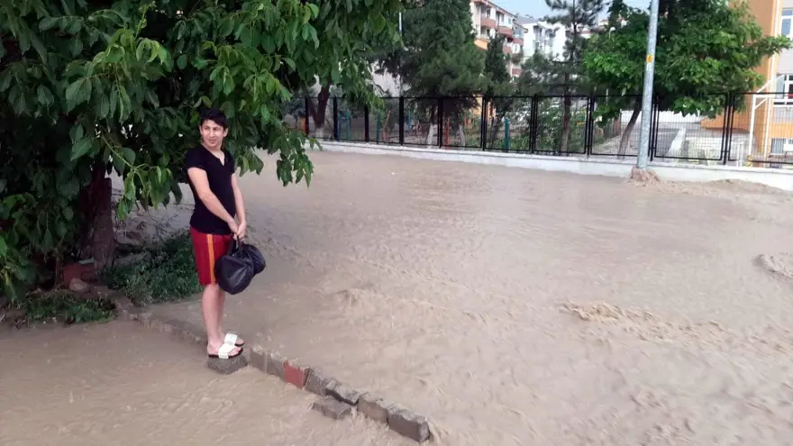 Edirne'de dolu ve sağanak 9