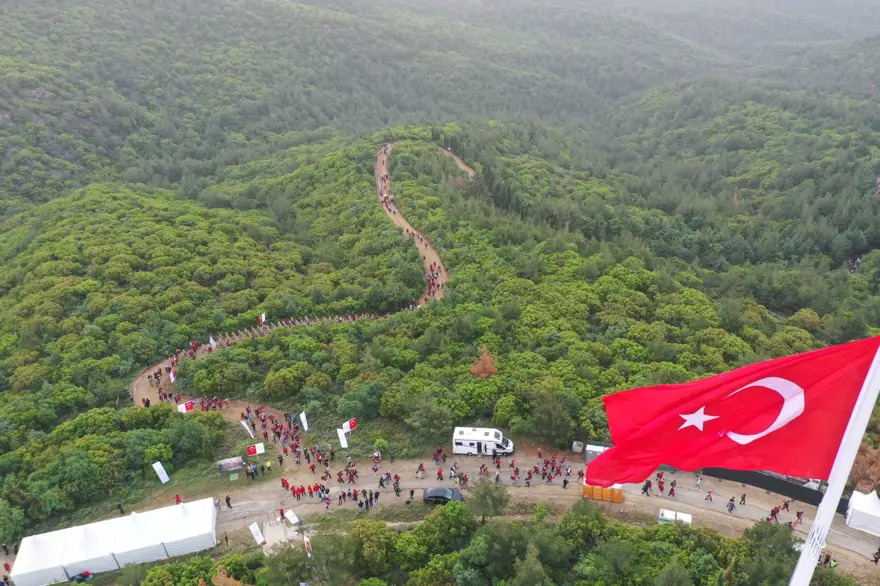 Çanakkale Kara Savaşları'nın 109. yılı: 57. Alay Vefa Yürüyüşü 1 Çanakkale Kara Savaşları'nın 109. yılı: 57. Alay Vefa Yürüyüşü 1