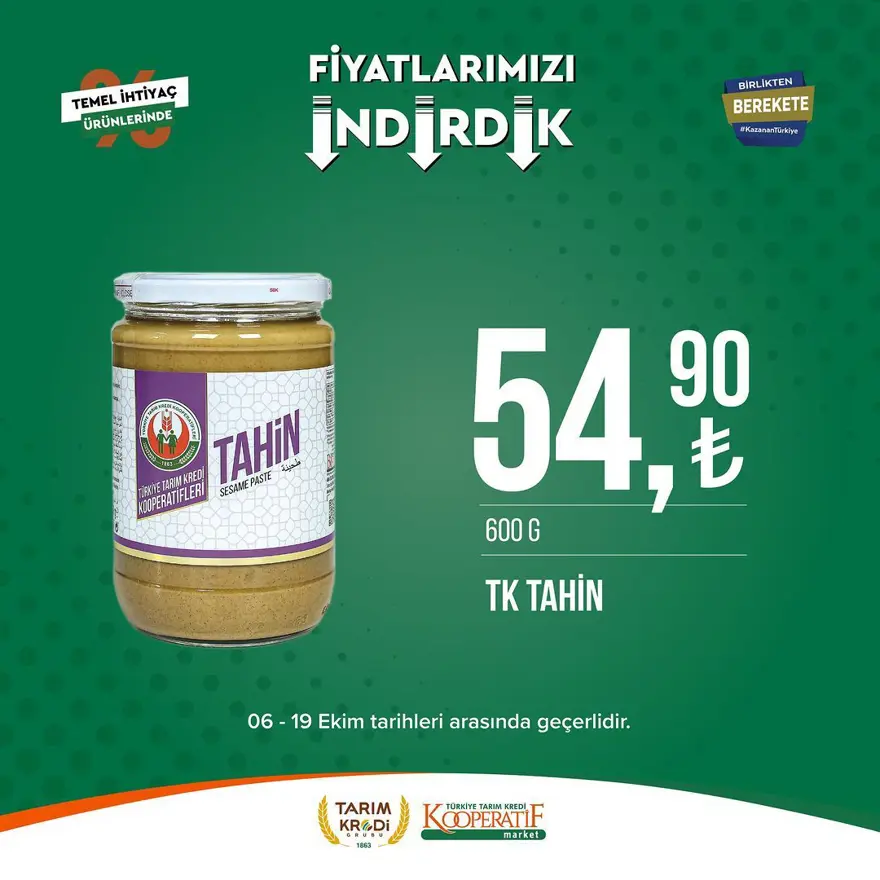 Tarım Kredi Kooperatif Market kasım ayına özel yeni indirimli ürünler: Birçok üründe yüzde 50 indirim fırsatı (2 Kasım 2023 Tarım Kredi Market indirimleri) 88