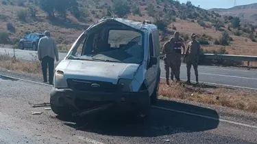 Siirt’te otomobil takla attı: 4 yaralı