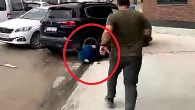 Tartıştığı kişiyi cipiyle ezdi