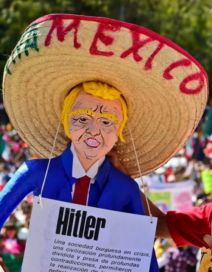 Meksika'da Trump protestosu 14 Meksika'da Trump protestosu 14