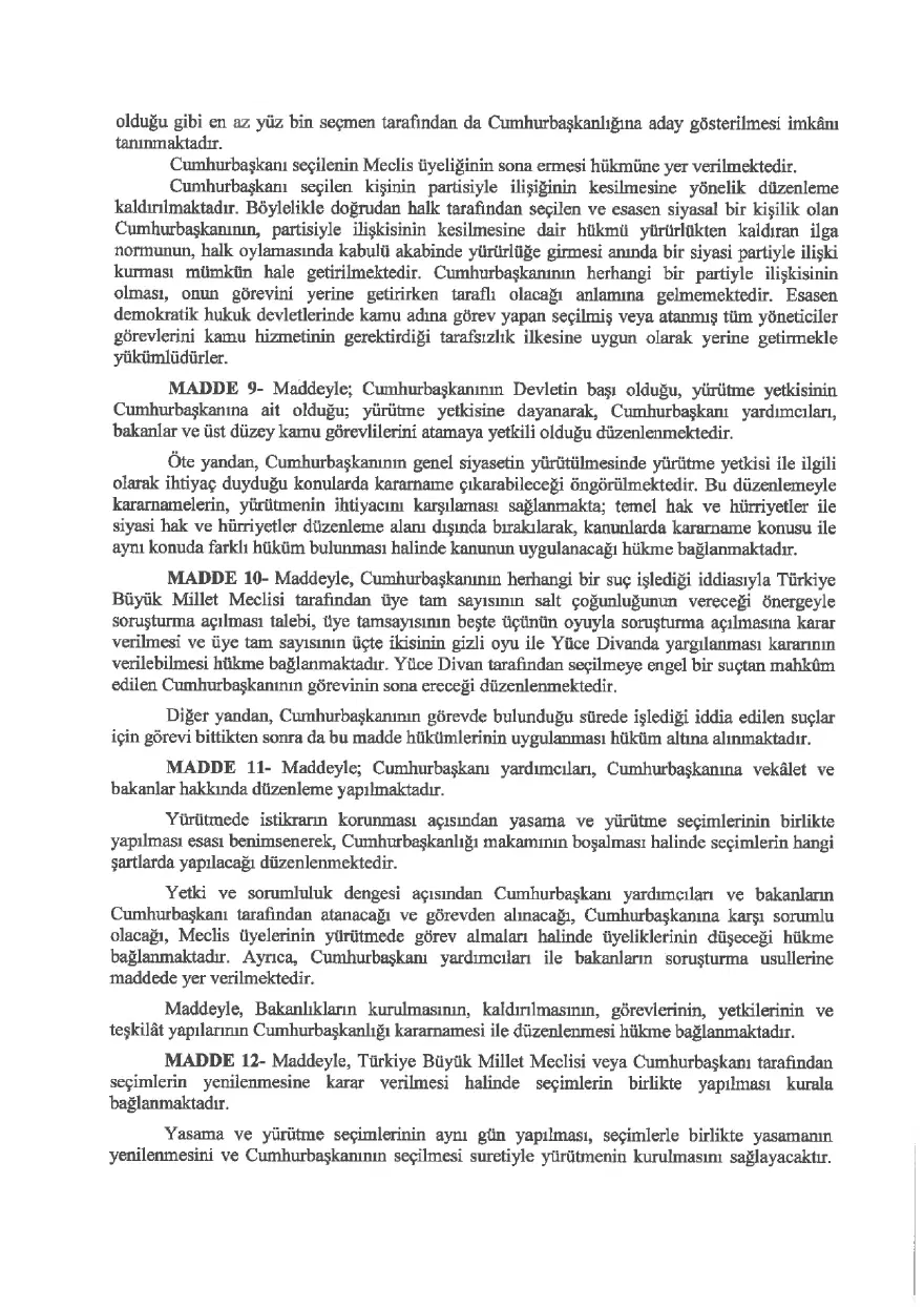 referandum, anayasa değişikliği 15